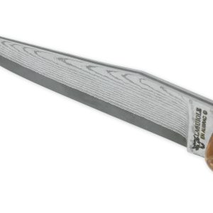 Couteau Prestige Laguiole En Aubrac 1 Piece 12 Cm Plein Manche En Loupe De Marronnier Double Patines Lame Damas 04