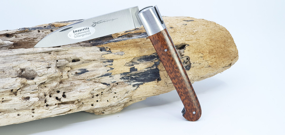 Couteau Sauveterre 1piece 11cm Manche Amourette 1 Mitre Inox Brosse 04