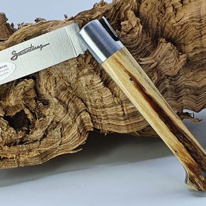 Couteau Sauveterre 1piece 11cm Manche Bois D Aubrac 1 Mitre Inox Brosse 03