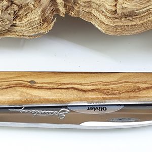 Couteau Sauveterre 1piece 11cm Manche Olivier 1 Mitre Inox Brosse 04