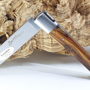 Couteau Sauveterre 1piece 11cm Manche Pistachier 1 Mitre Inox Brosse 02