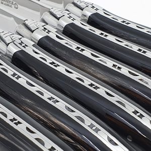 Couteaux Dessert Salade Lea Laguiole Buffle 02