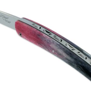 Couteaux Pliants Arbalete Thiers 1p12cm Os Saumon Gris 02