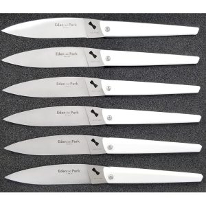 Couteaux Table Eden Park Acrylique Blanc 00