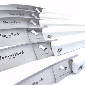 Couteaux Table Eden Park Acrylique Blanc 01