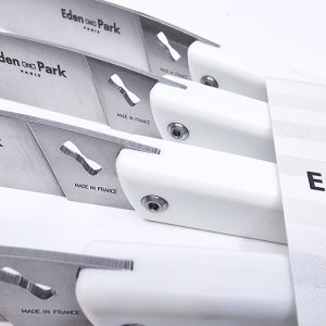 Couteaux Table Eden Park Acrylique Blanc 02
