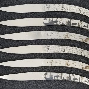 Couteaux Table Le Coq Francais Foret 01