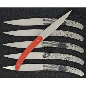 Couteaux Table Le Coq Francais Soleil Levant 00