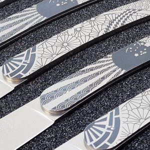 Couteaux Table Le Coq Francais Soleil Levant 04