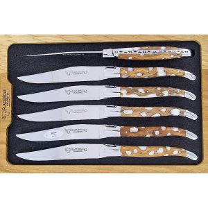 Couteaux Table Lea Cactus Blanc 01