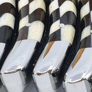 Couteaux Table Lea Damier Os Ebene 04