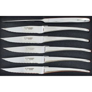 Couteaux Table Lea Dentes Steak Monobloc Brillant 01