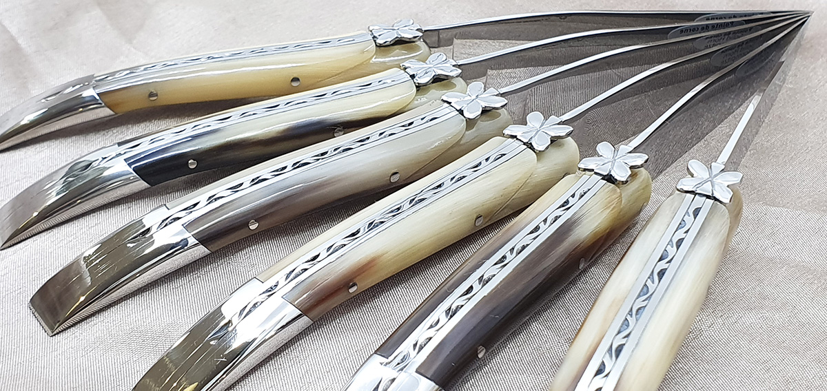 Couteaux Table Lea L Aubracien Pointe De Corne 03