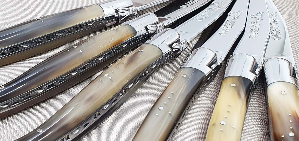 Couteaux Table Lea Laguiole Pointe De Corne 03