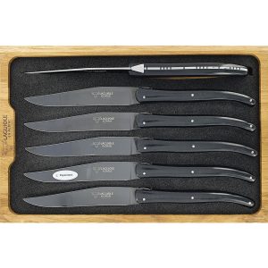 Couteaux Table Lea Laguiole Quotidien Paperstone Titane 01