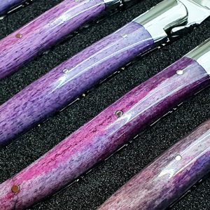 Couteaux Table Lea Os Chameau Lie De Vin 02