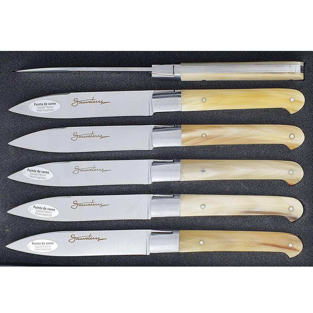 Couteaux Table Lea Sauveterre Pointe De Corne 01