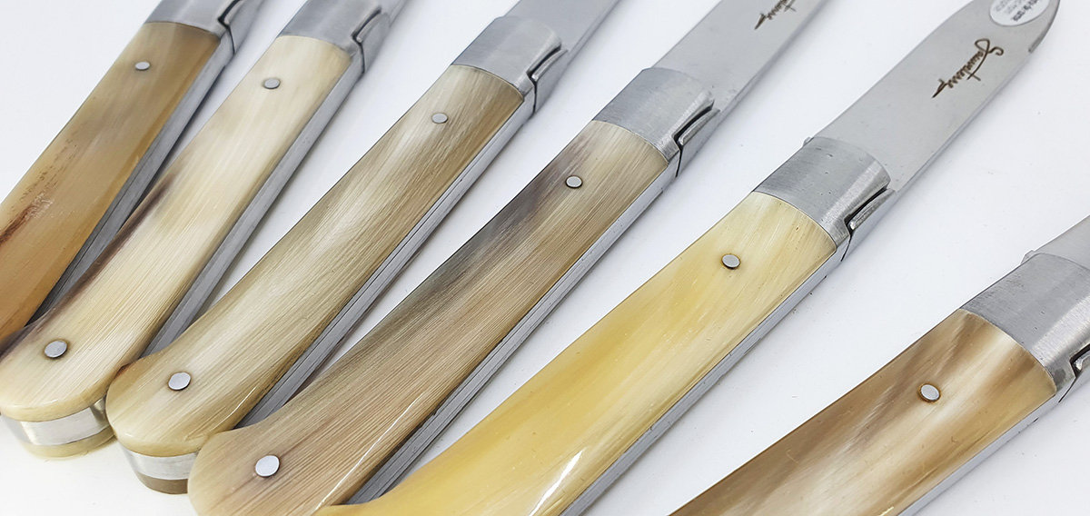 Couteaux Table Lea Sauveterre Pointe De Corne 04