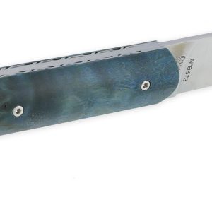 Eden Park Knife Numbered Blue Poplar Burl Handle