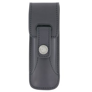 Etui Cuir Couteau Ceinture Laguiole Chasse Prestige Noir 00