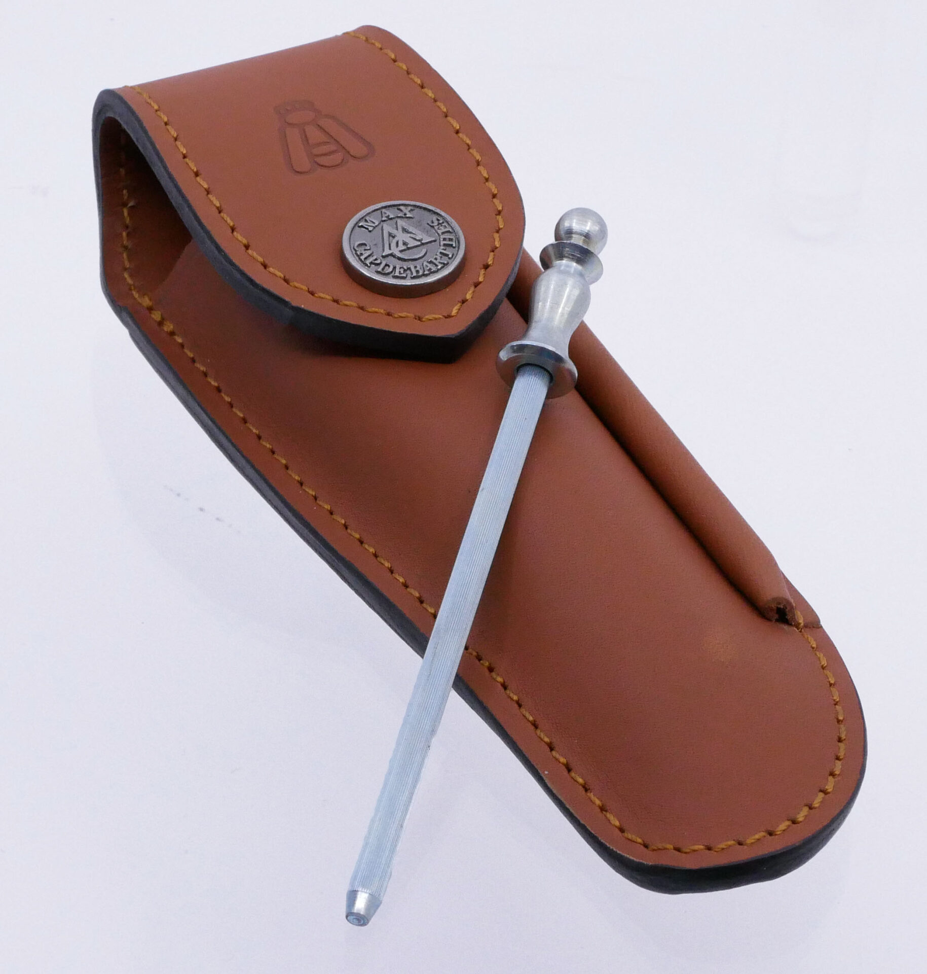 Etui Cuir Couteau Ceinture Laguiole Nature Fusil Maa Grand Modele Lgfgmm 03