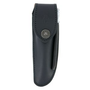 Etui Cuir Couteau Ceinture Laguiole Nature Fusil Noir Grand Modele Lgfgmn 00