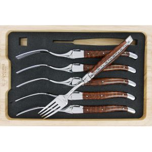 Fourchettes De Table Laguiole En Aubrac Amourette Set De 6 00