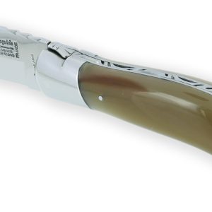Hunting Knife Laguiole Arbalete With Horn Tip Handle