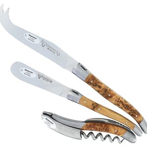 Cheese And Wine Server Laguiole En Aubrac Juniper 3 Pieces