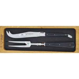 Cheese Server Laguiole En Aubrac Ebony 2 Pieces