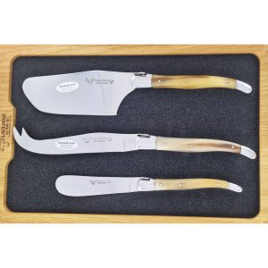Cheese Server Laguiole En Aubrac Horn Tip 3 Pieces