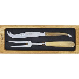 Cheese Server Laguiole En Aubrac Horn Tip 2 Pieces