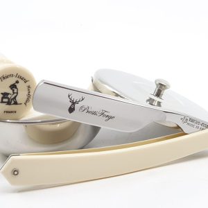 Kit Complet Thiers Issard Rasoir Droit Acrylique Blanc 8 Pieces 02