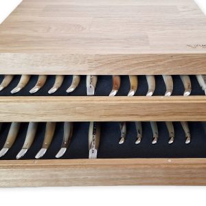 Laguiole En Aubrac Cutlery Set In Pointe De Corne 24 Pieces