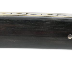 Laguiole En Aubrac Straight Knife 1 Piece 13 Cm Buffalo Full Handle Brushed Stainless Steel Blade