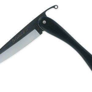 Laguiole En Aubrac Folding Knife Le Couteau D Ici Ebony Handle Brut De Forge Blade 11cm