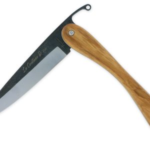 Laguiole En Aubrac Folding Knife Le Couteau D Ici Olivewood Handle Brut De Forge Blade 11cm