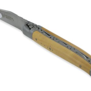 Laguiole En Aubrac Knife1 Piece 10 Cm Boxwood Full Handle Brushed Finish