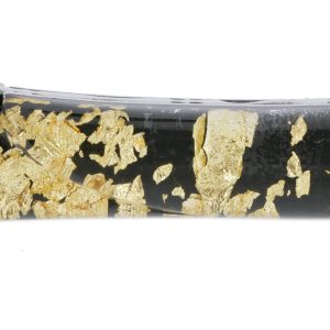 Laguiole En Aubrac Knife 1 Piece 12 Cm Full Gold Glitter Acrylic Handle Shiny Finish