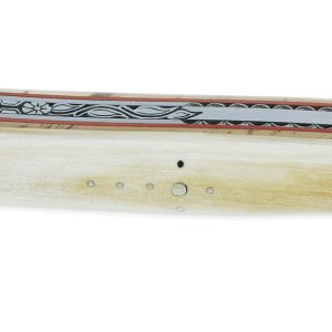 Laguiole En Aubrac Knife 1 Piece 12 Cm Full Mammoth Ivory Handle Handcarved Spring And Plates Fly N°4