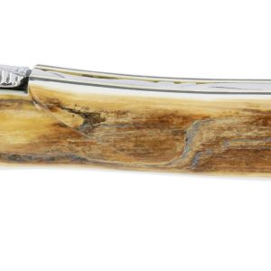 Laguiole En Aubrac Knife 1 Piece 12cm Full Handle Mammoth Ivory Crust Blade Brut De Forge