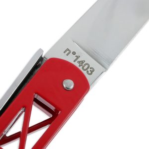 Couteau Laguiole En Aubrac Origine Golden Gate Plein Manche 12 Cm Rouge 03