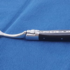 Laguiole En Aubrac Table Spoons Buffalo Horn Set Of 6