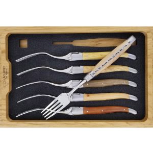 Laguiole En Aubrac Table Forks French Woods Set Of 6