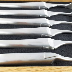 Laguiole En Aubrac Table Forks Brushed Monobloc Set Of 6