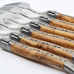 Laguiole En Aubrac Table Forks Juniper Set Of 6