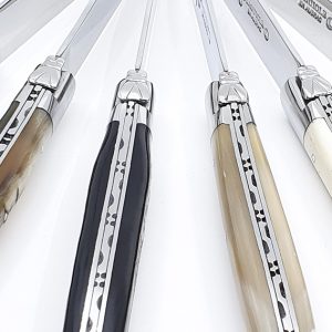 Laguiole En Aubrac Table Knives Mixed Horns Set Of 6