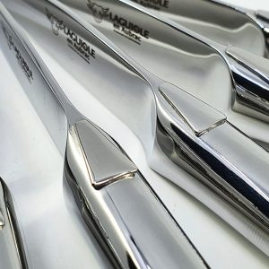 Laguiole En Aubrac Table Knives Shiny Monobloc Set Of 6