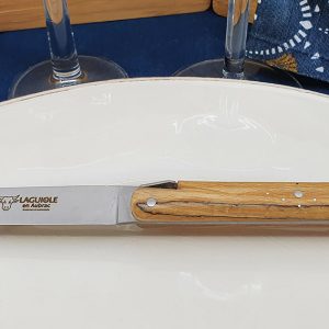 Laguiole En Aubrac Table Knives L Ancestral Aubrac Wood Set Of 6