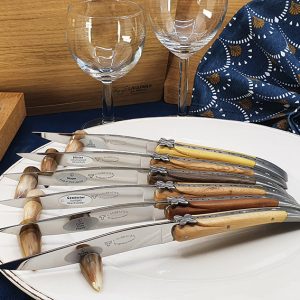Laguiole En Aubrac Table Knives L Aubracien French Woods Set Of 6